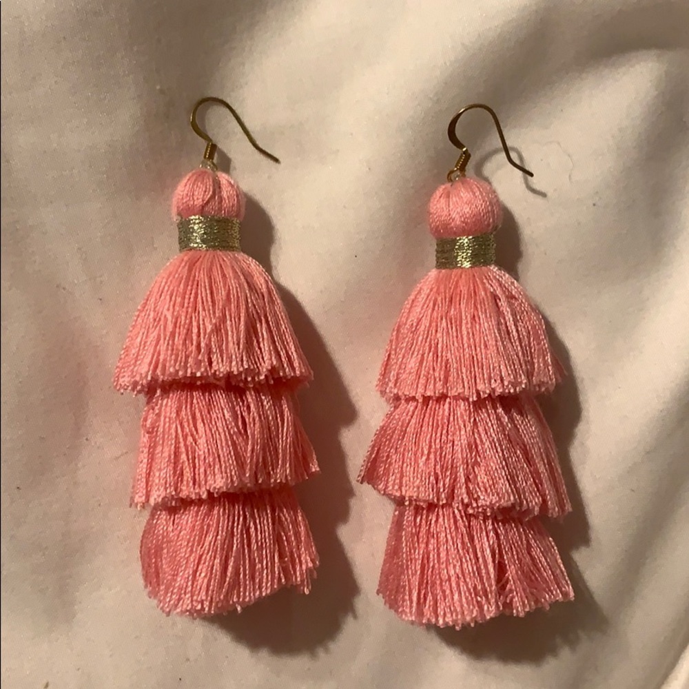 Stacked Tassel Earrings